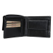 Pánska kožená peňaženka Lagen Lorenc - čierna