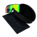 HORSEFEATHERS Cyklistické okuliare Magnum - matt black/mirror green BLACK