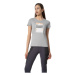 Dámske turistické tričko s krátkym rukávom 4F TSHIRT F274-27S-COLD LIGHT GREY