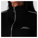 Fabric Piped Funnel Zip Jacket Ladies