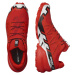 Pánska bežecká trailová obuv SALOMON Speedcross 6 GTX fiery red black white