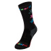 Detské lyžiarske podkolienky (ponožky) BLIZZARD Viva Flowers ski socks junior,black flowers