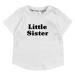 Dievčenské I LOVE MILK tričko s nápisom little sister