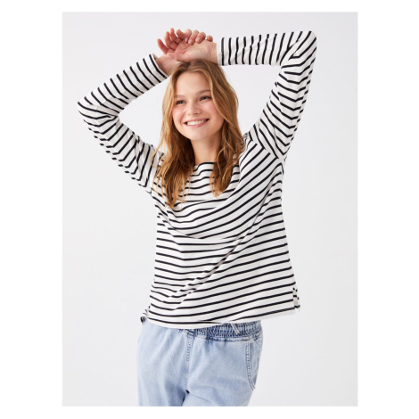 LC Waikiki Crew Neck Striped Long Sleeve Women's T-Shirt