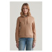 MIKINA GANT REG TONAL SHIELD HOODIE CARAMEL BEIGE