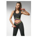 Bas Bleu Crop top CHAMP-TOP 30 sports with colorful stripes