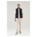 Vesta Woolrich Pacific Vest Melton Blue