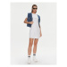 Calvin Klein Jeans Každodenné šaty Diffused Monologo J20J223056 Biela Slim Fit