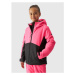 Dievčenská lyžiarska bunda 4F JUNIOR TECHNICAL JACKET-JAW23TTJAF292-55N-HOT PINK NEON