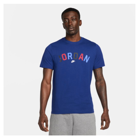 Jordan Sport DNA Wordmark Tee - Pánske - Tričko Jordan - Modré - DH8978-455