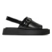 Calvin Klein Sandále Dress Wedge Sandal W/Hw HW0HW01605 Čierna