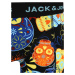 JACK & JONES Boxerky  svetlomodrá / žltá / oranžová / čierna