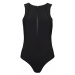 Superdry Športové jednodielne plavky  čierna