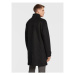 Pierre Cardin Vlnený kabát 10041 0025 Čierna Regular Fit