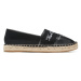 KARL LAGERFELD Espadrilky KL80123 Čierna