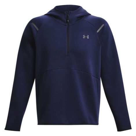 Under Armour UNSTOPPABLE FLEECE HOODIE Pánska mikina, tmavo modrá, veľkosť