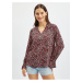 Orsay Burgundy Women's Floral Blouse - Women