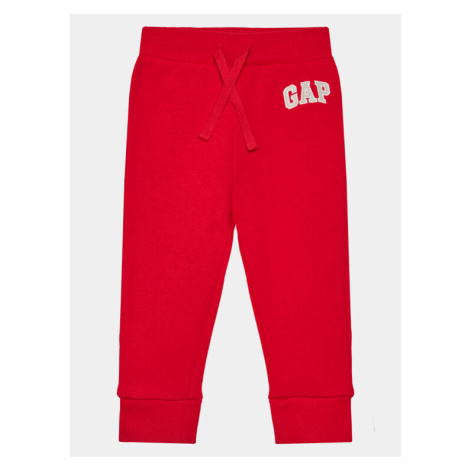 Gap Teplákové nohavice 633913-02 Červená Regular Fit