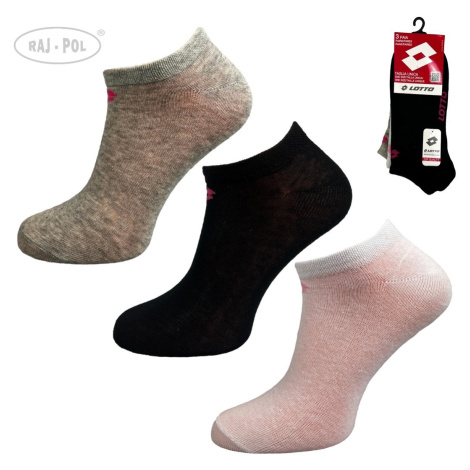 Raj-Pol Woman's 3Pack Socks Lotto Mix