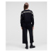 Mikina Karl Lagerfeld Logo Glitter Tape Sweatshirt Čierna