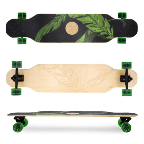 SPOKEY - LONGBAY PRO Longboard 104 x 24 cm ABEC7, zeleno - čierny