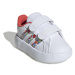 Dievčenská rekreačná obuv ADIDAS Grand Court 2.0 CF I cloud white cloud white bright red