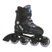 Juniorské kolieskové korčule FILA SKATES X-ONE G BLACK PINK LIGHTBLUE