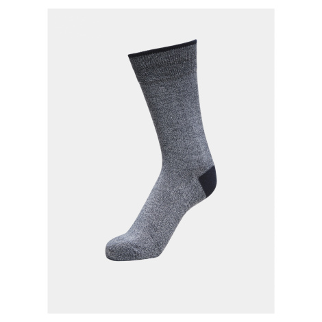 Modro-šedé žíhané ponožky Selected Homme Rykers