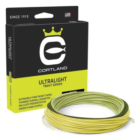 Cortland muškárska šnúra trout ultralight freshwater tricolor - wf3f 80 ft