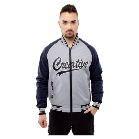 Men Baseball Jacket GLANO - gray