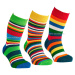 SOCKS4FUN Zimné ponožky W-3137-pruhy-4 k.4