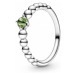Pandora Strieborný prsteň pre ženy narodené v auguste 198867C10 50 mm