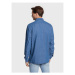 Solid džínsová košeľa 21107055 Modrá Regular Fit