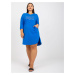 Blue cotton tunic for everyday wear