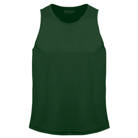 Just Cool Unisex sportovní tílko JC007 Bottle Green