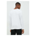 Pyžamové tričko s dlhým rukávom BOSS biela farba, s nášivkou, 50470144