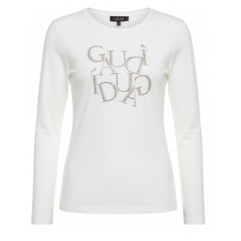 GAUDI Logo White tričko Gaudí