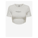 White Womens Crop Top ONLY Lola - Women
