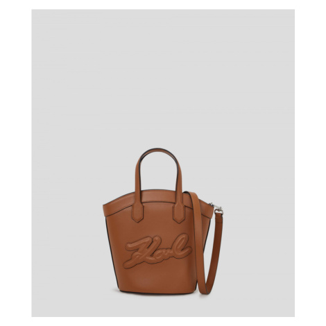 Kabelka Karl Lagerfeld K/Signature Tulip Sm Tote Sudan Brown