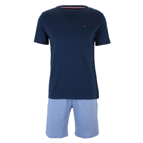 Tommy Hilfiger Underwear Krátke pyžamo  námornícka modrá / dymovo modrá