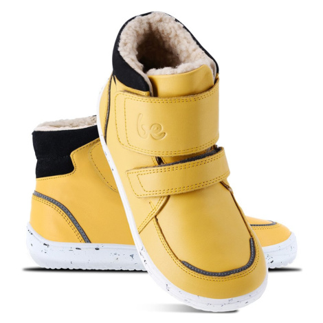 Barefoot detské zimné topánky Be Lenka - Panda 2.0 Cheese Yellow