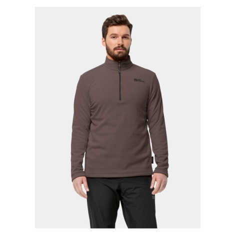 Jack Wolfskin Fleecová mikina Taunus Hz 1709522 Červená Regular Fit