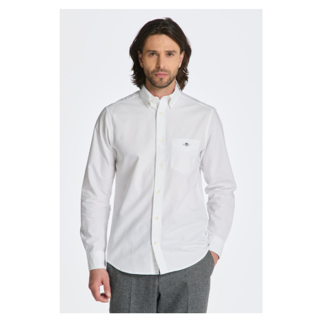 KOŠEĽA GANT REG OXFORD SHIRT WHITE