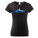 Dámske tričko so žralokom - kvalitná potlač a rýchle dodanie