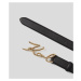 Opasok Karl Lagerfeld K/Signature Belt Black/Gold