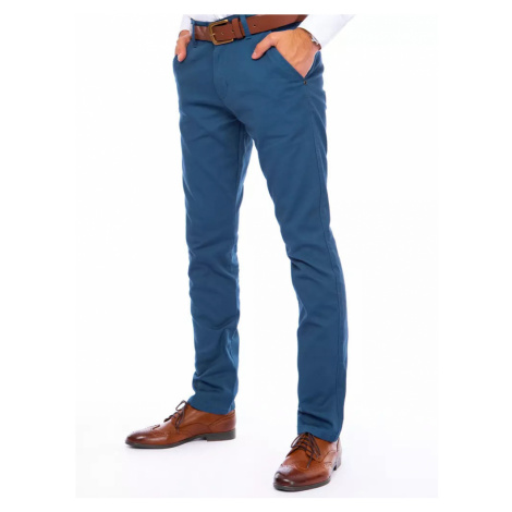 Men's blue chino trousers Dstreet UX3485