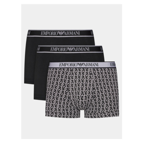 Emporio Armani Underwear Súprava 3 kusov boxeriek 112130 4R717 35421 Čierna