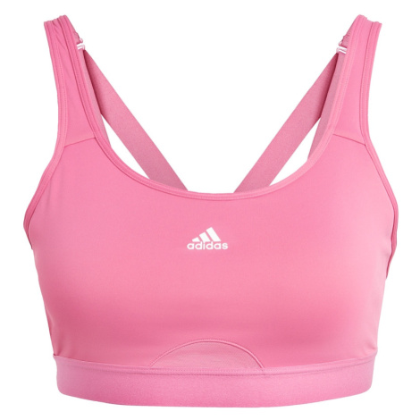 ADIDAS SPORTSWEAR Športová podprsenka  svetloružová / biela