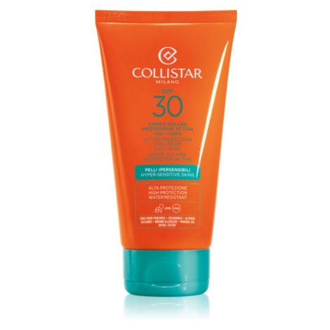 Collistar Special Perfect Tan Active Protection Sun Cream vodeodolný krém na opaľovanie SPF 30
