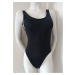 Dámske jednodielne plavky KW0KW01599 BEH black - Calvin Klein